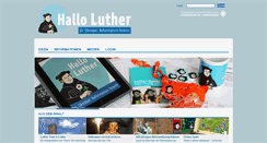 Desktop Screenshot of hallo-luther.de