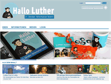 Tablet Screenshot of hallo-luther.de